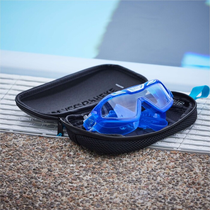 2024 Aquasphere Swim Mask Case ST1750141 - Black / Light Blue